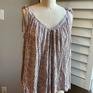 Anthropologie speckled tank XS